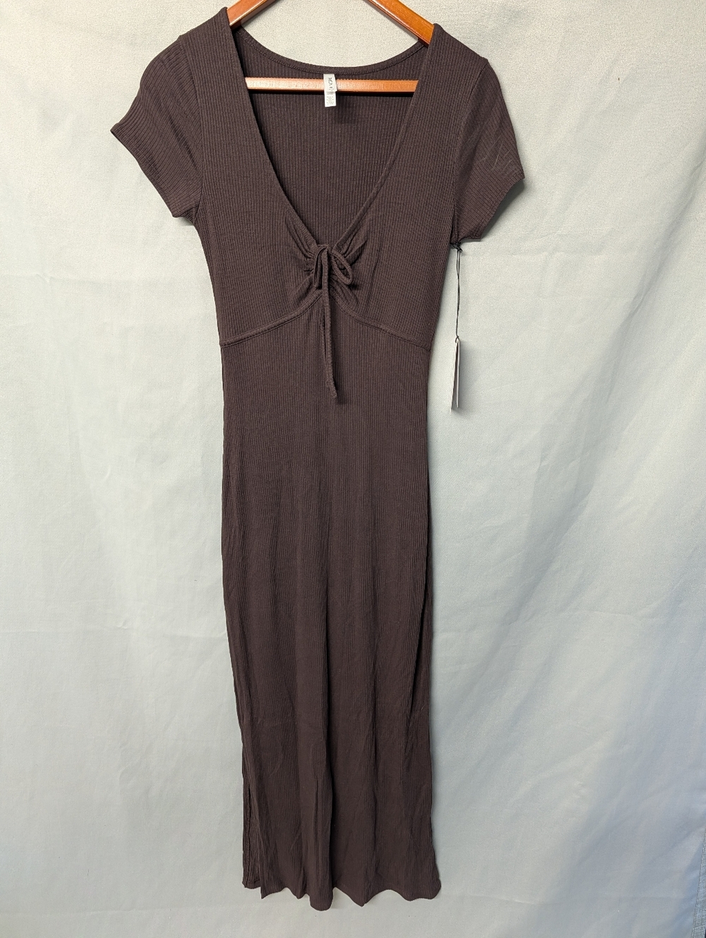 RVCA Smitten II Midi Dress | Chocolate Torte Size Medium - Picture 6 of 16